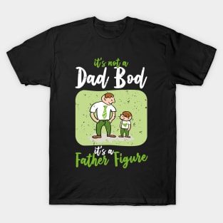 Dad Bod | White And Green Text Funny Dad T-Shirt